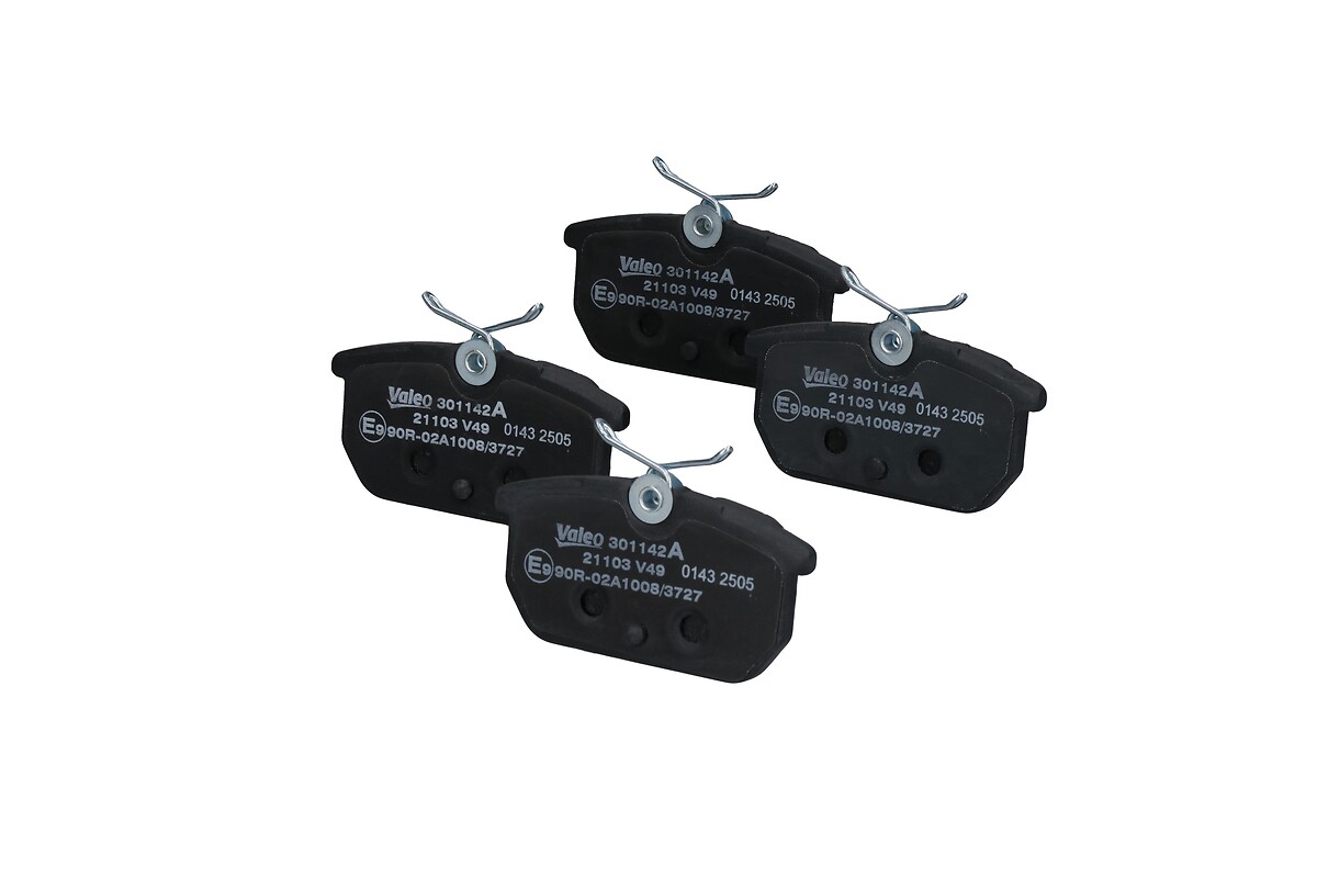 Jeu de 4 plaquettes de frein VALEO ref. 301142A
